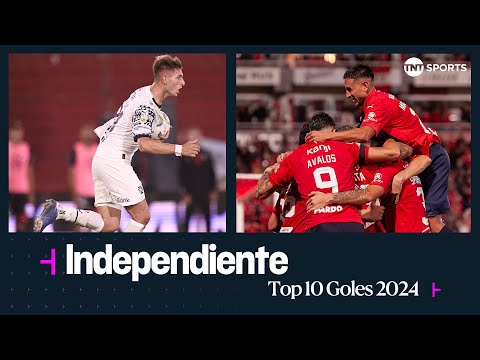 Los 10 mejores goles de #Independiente en la #LPF en el primer semestre de 2024