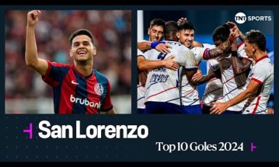 Los 10 mejores goles de #SanLorenzo en la #LPF en el primer semestre de 2024