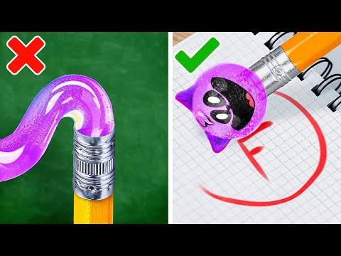 Los Mejores Hacks y Manualidades Escolares 🎒✏️ ¡De Vuelta a la Escuela!