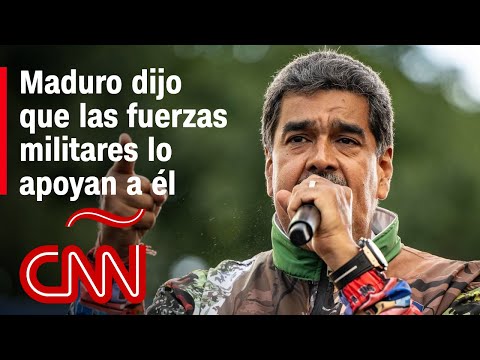 Maduro dijo que las fuerzas militares lo apoyan a él porque “son chavistas” Maduro dijo que las fuerzas militares lo apoyan a él porque “son chavistas”