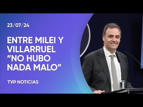 Manuel Adorni le bajó el tono al roce entre Milei y Villarruel: “No hubo nada malo” Manuel Adorni le bajó el tono al roce entre Milei y Villarruel: “No hubo nada malo”