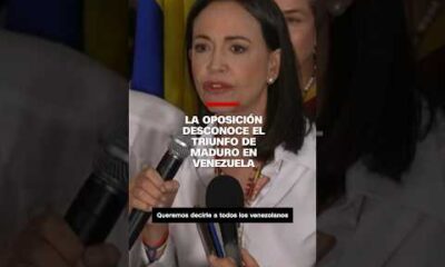 María Corina Machado y Edmundo González desconocen el triunfo de Nicolás Maduro en Venezuela