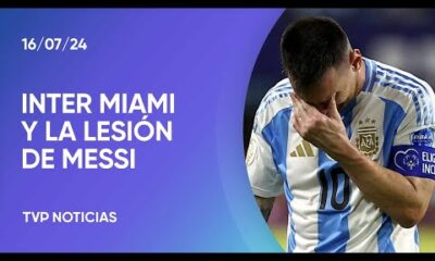 Messi tiene una lesión ligamentaria, pero no será operado