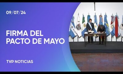 Pacto de Mayo: el presidente Javier Milei y 18 gobernadores firmaron el Acta