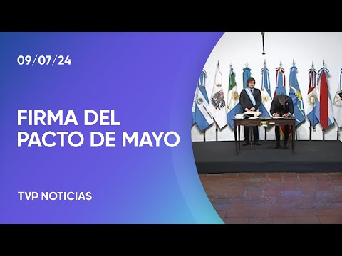 Pacto de Mayo: el presidente Javier Milei y 18 gobernadores firmaron el Acta Pacto de Mayo: el presidente Javier Milei y 18 gobernadores firmaron el Acta