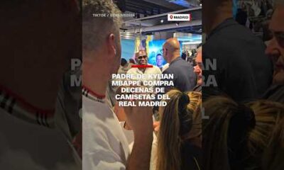 Padre de Mbappé compra decenas de camisetas del Real Madrid