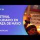 Plaza de Mayo: festival y reclamo