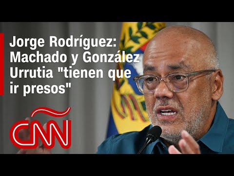 Presidente de la Asamblea Nacional de Venezuela: Machado y González Urrutia “tienen que ir presos” Presidente de la Asamblea Nacional de Venezuela: Machado y González Urrutia “tienen que ir presos”