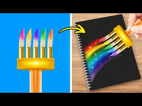 Principales Consejos de Dibujo Virales Que Deberías Ver 🌈🎨 Ideas Geniales de Arte con Arcoíris