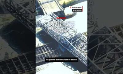 Puente de Nueva York se atascó debido al calor extremo