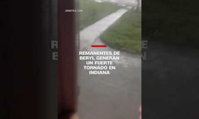 Remanentes de Beryl generan un fuerte tornado en Indiana