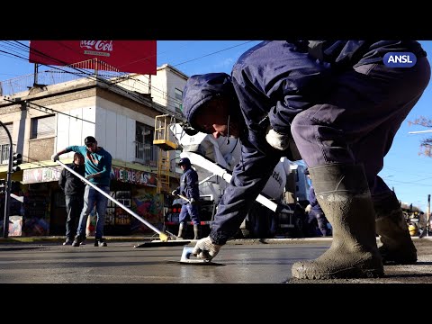 Repavimentación en la ciudad de San Luis Repavimentación en la ciudad de San Luis