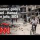 Resumen en video de la guerra Israel – Hamas: noticias del 8 de julio de 2024