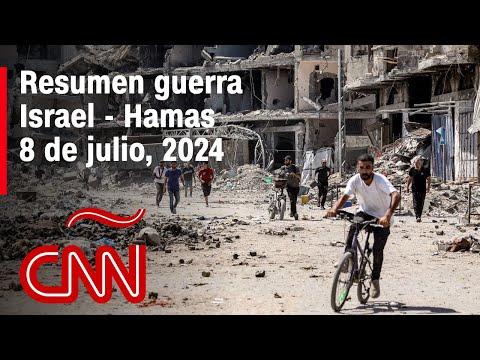 Resumen en video de la guerra Israel – Hamas: noticias del 8 de julio de 2024 Resumen en video de la guerra Israel – Hamas: noticias del 8 de julio de 2024