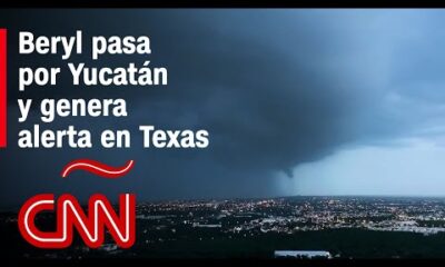 Resumen en video del huracán Beryl, que tocó tierra en Yucatán y va a Texas: recorrido y noticias