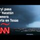 Resumen en video del huracán Beryl, que tocó tierra en Yucatán y va a Texas: recorrido y noticias