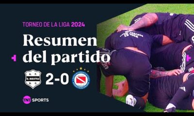 RIESTRA sumÃ³ un importante triunfo ante ARGENTINOS | #DeportivoRiestra 2-0 #Argentinos | Resumen