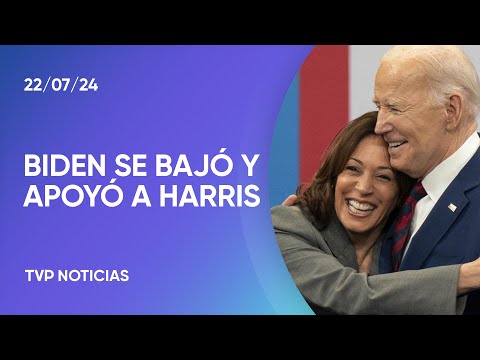 Se bajó Biden y propuso a Kamala Harris como candidata demócrata Se bajó Biden y propuso a Kamala Harris como candidata demócrata