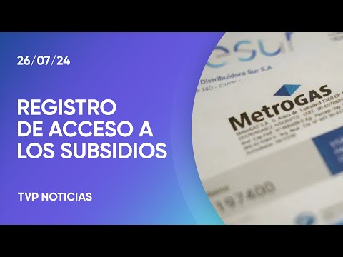 Subsidios en luz y gas: vence el plazo para registrarse Subsidios en luz y gas: vence el plazo para registrarse