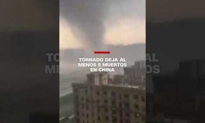 Tornado en China deja al menos 5 muertos y 88 heridos