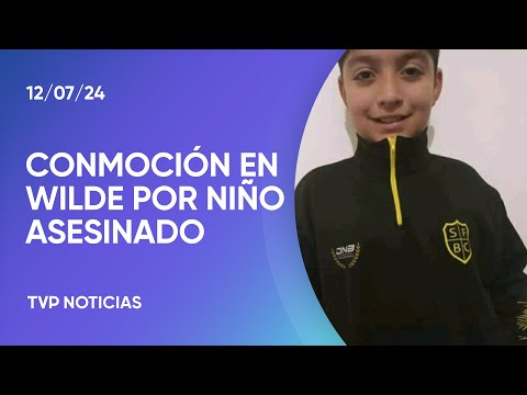 Último adiós al niño asesinado a balazos en Wilde Último adiós al niño asesinado a balazos en Wilde