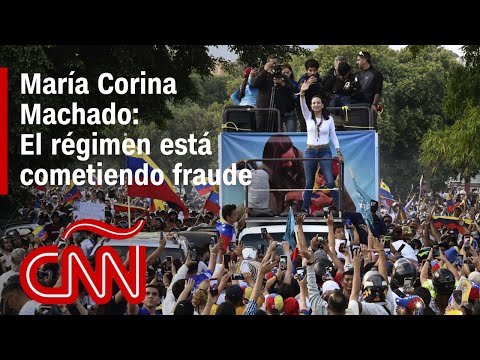 Un día de campaña con María Corina Machado, líder opositora en Venezuela