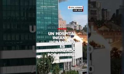 Un hospital infantil ucraniano es alcanzado por un misil