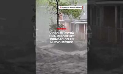 Una imponente inundación obliga a evacuar el pueblo de Ruido en Nuevo México