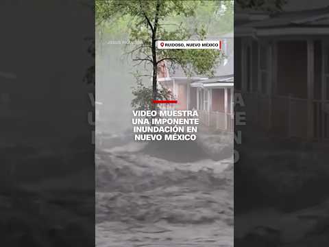 Una imponente inundación obliga a evacuar el pueblo de Ruido en Nuevo México Una imponente inundación obliga a evacuar el pueblo de Ruido en Nuevo México