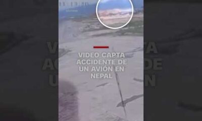 Vídeo capta accidente de avión en Nepal