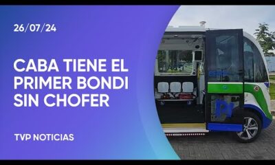 Ya rueda el primer bus autónomo de Latinoamérica en Buenos Aires