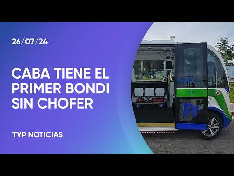 Ya rueda el primer bus autónomo de Latinoamérica en Buenos Aires