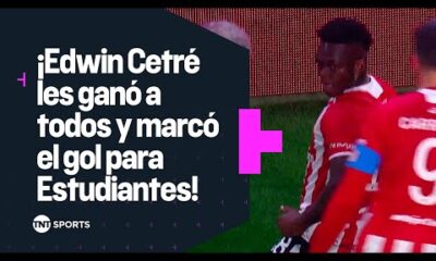 Â¡CABEZAZO Y GOL! ð´âª El EMPATE de Edwuin #CETRÃ para #ESTUDIANTES ante #BOCA