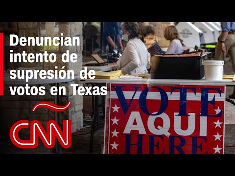 Activistas hispanos denuncian intento de supresión de votos en Texas Activistas hispanos denuncian intento de supresión de votos en Texas