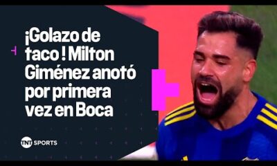 Â¡DE LUJO! ðµð¡ Golazo de taco de Milton #GimÃ©nez para #Boca ante #BarracasCentral