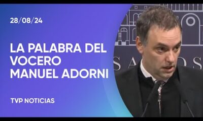 Adorni: “La lucha de Victoria Villarruel es un tema que hoy no es agenda del Presidente”