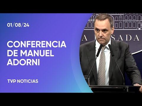 Adorni: “Nuestra lucha contra la inflación está dando resultados” Adorni: “Nuestra lucha contra la inflación está dando resultados”