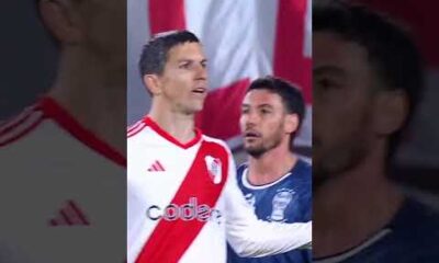 Â¿Era penal para River? Todos reclamaron una falta sobre Lanzini en el Ã¡rea de HuracÃ¡n