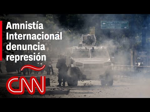 Amnistía Internacional denuncia represión en Venezuela Amnistía Internacional denuncia represión en Venezuela