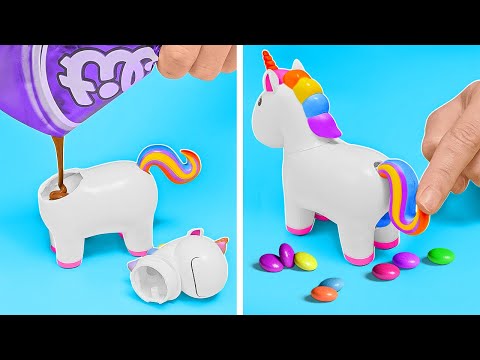 ¡ARTILUGIOS DE DULCES DE UNICORNIO Y TRUCOS QUE TE ENCANTARÁN! 🦄🍬