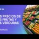 Bajó un 40% la venta de frutas y verduras