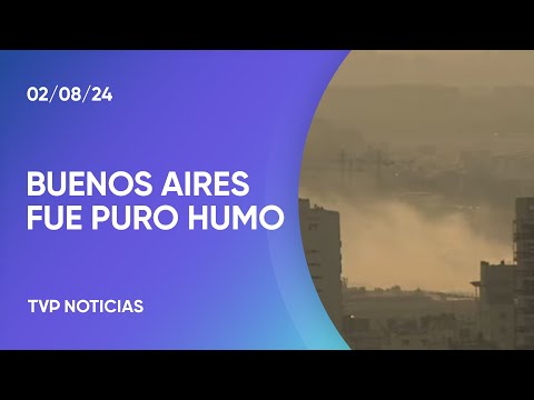 CABA: incendio de pastizales