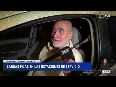 CABA: largas filas en estaciones de servicio CABA: largas filas en estaciones de servicio