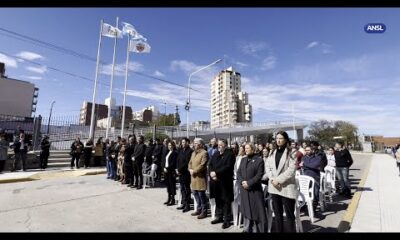 Claudio Poggi asiste al acto central del Día de San Luis Centro Cultural José La Vía