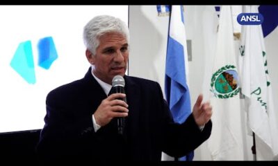 Claudio Poggi en la Universidad de la Punta