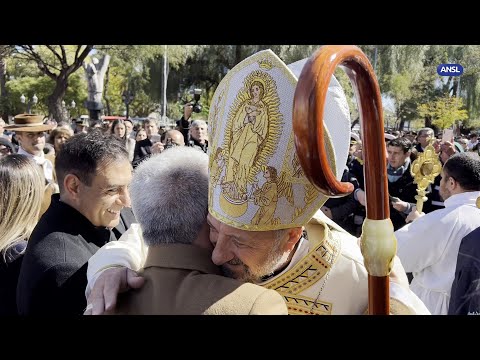 Claudio Poggi participa de la Misa por el Dia de San Luis