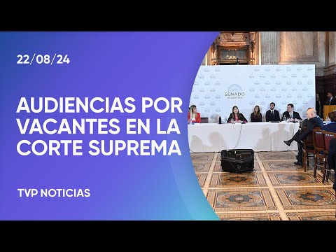 Comenzaron las audiencias para cubrir dos de las vacantes en la Corte Suprema Comenzaron las audiencias para cubrir dos de las vacantes en la Corte Suprema
