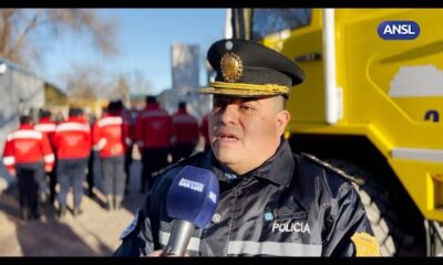 Comisario General Fabián Giménez, jefe de Bomberos de la Policía de San Luis