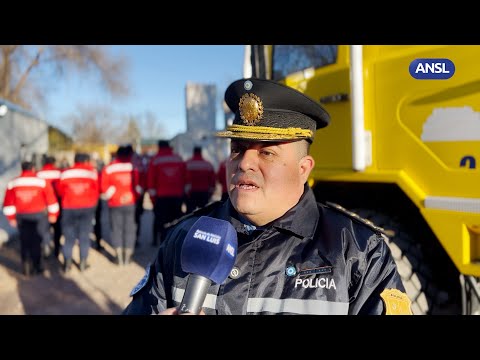 Comisario General Fabián Giménez, jefe de Bomberos de la Policía de San Luis Comisario General Fabián Giménez, jefe de Bomberos de la Policía de San Luis