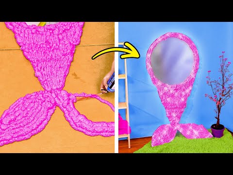 ¡CÓMO CREAR UN ESPEJO DE SIRENA MÁGICO Y DECORACIÓN ELEGANTE PARA EL HOGAR! 🧜♀️✨ ¡CÓMO CREAR UN ESPEJO DE SIRENA MÁGICO Y DECORACIÓN ELEGANTE PARA EL HOGAR! 🧜♀️✨